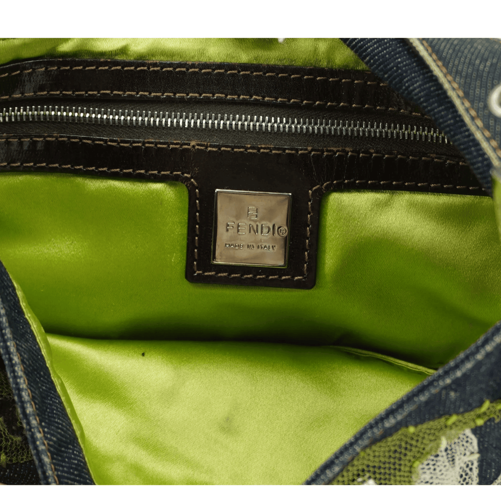 Dark Wash Fendi Baguette Denim