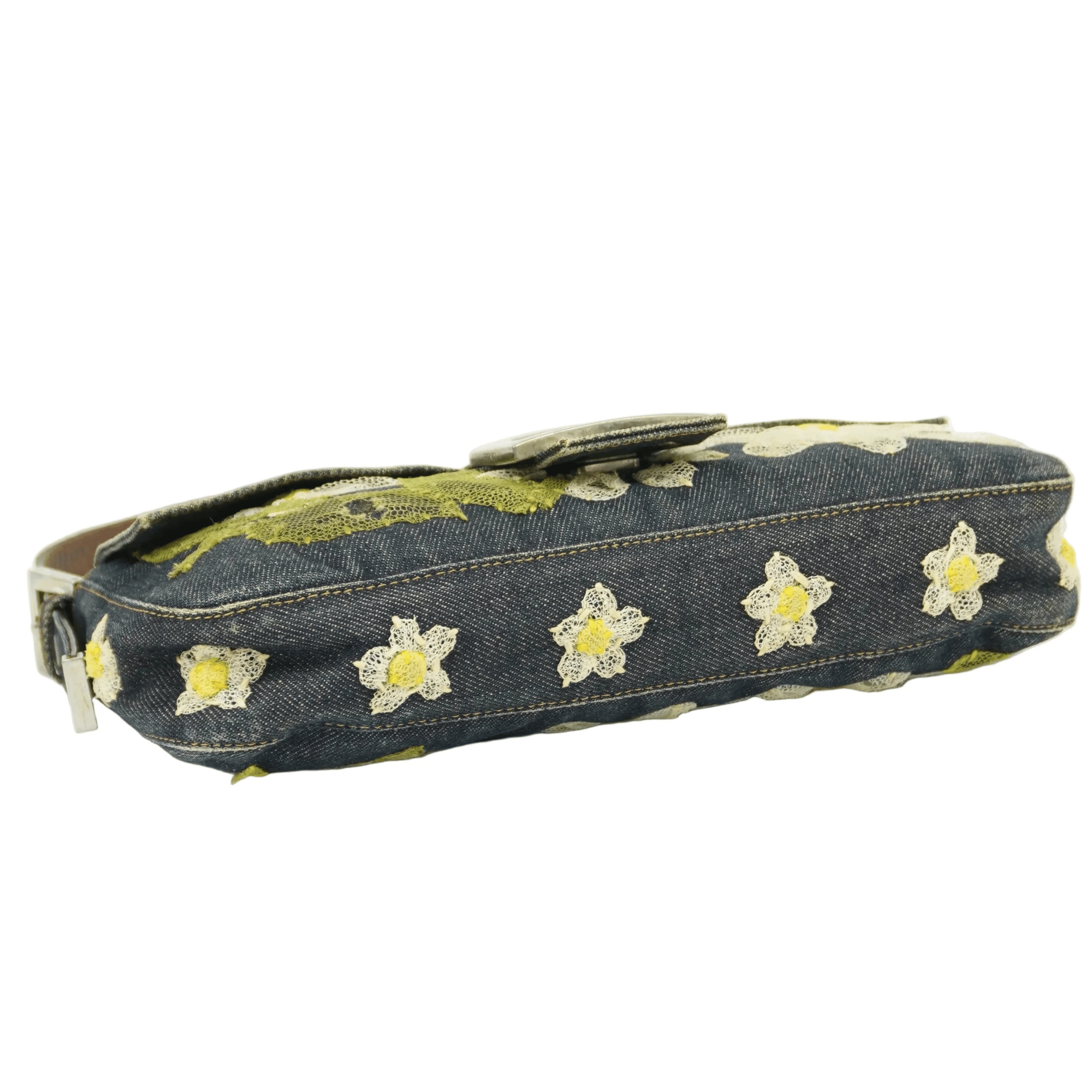 Dark Wash Fendi Baguette Denim