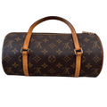 Louis Vuitton Papillon Monogram Coated Canvas and Vachetta Leather
