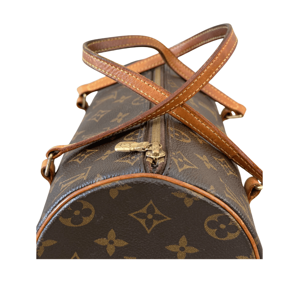 Louis Vuitton Papillon Monogram Coated Canvas and Vachetta Leather