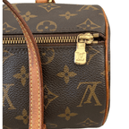 Louis Vuitton Papillon Monogram Coated Canvas and Vachetta Leather