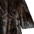 Vintage Brown Mink Fur Coat