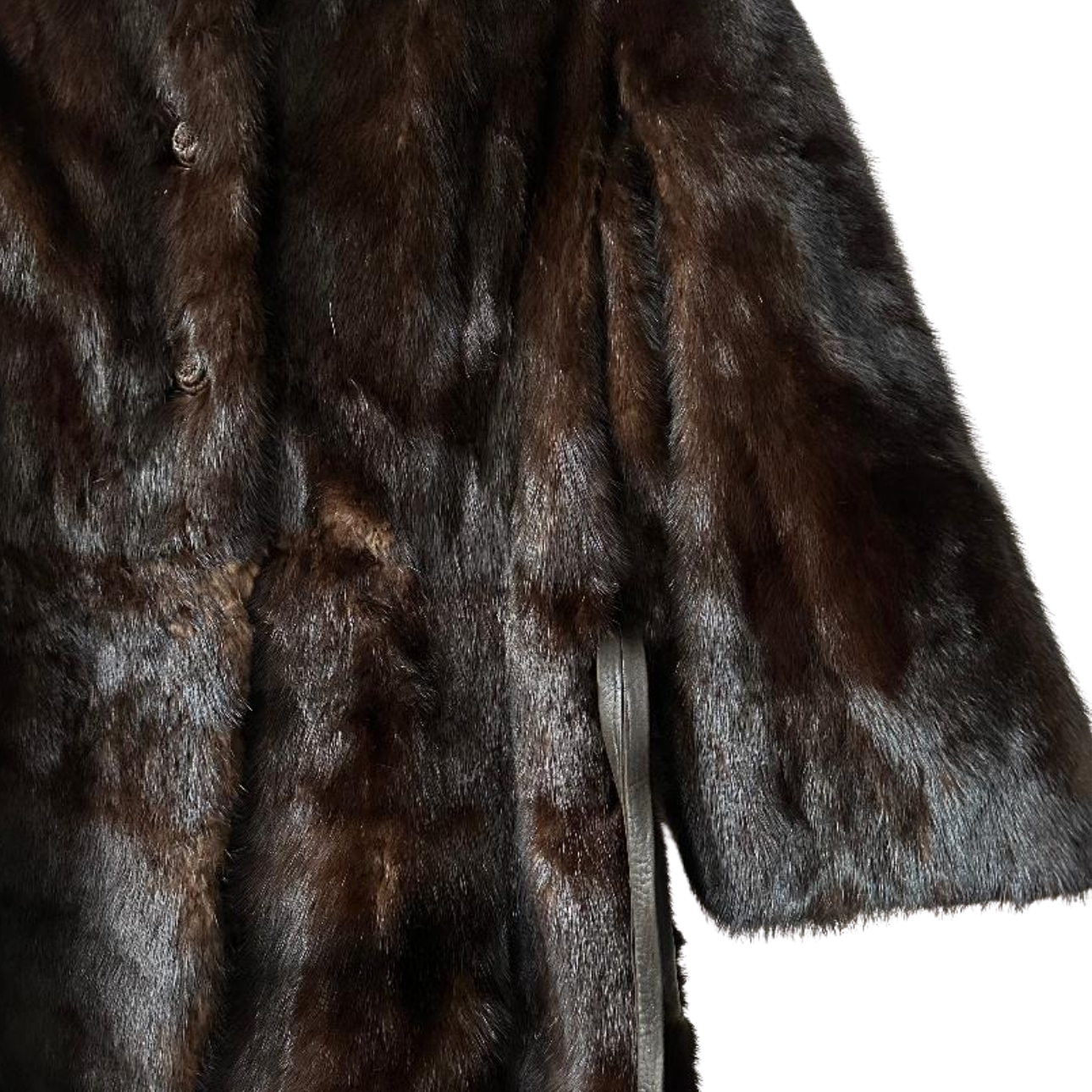 Vintage Brown Mink Fur Coat