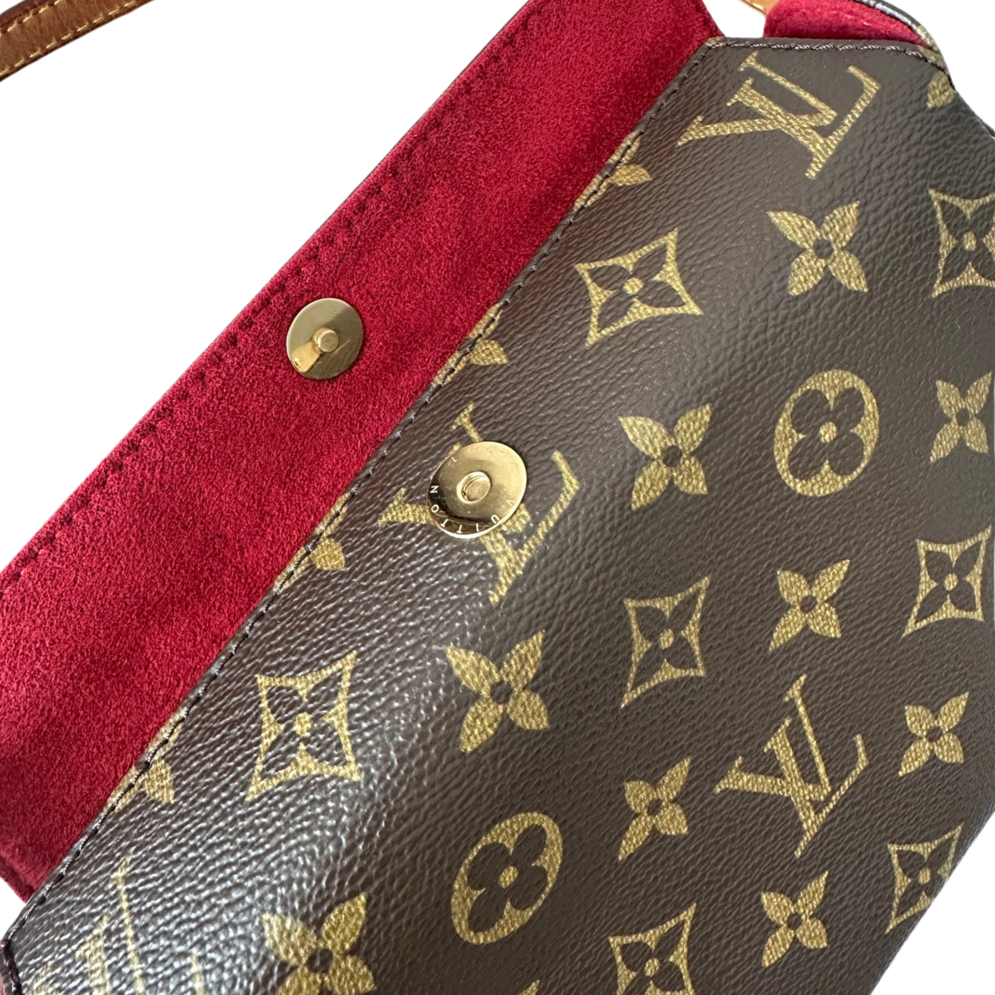 Louis Vuitton Recital Monogram Coated Canvas & Natural Vachetta Cowhide Leather Trim