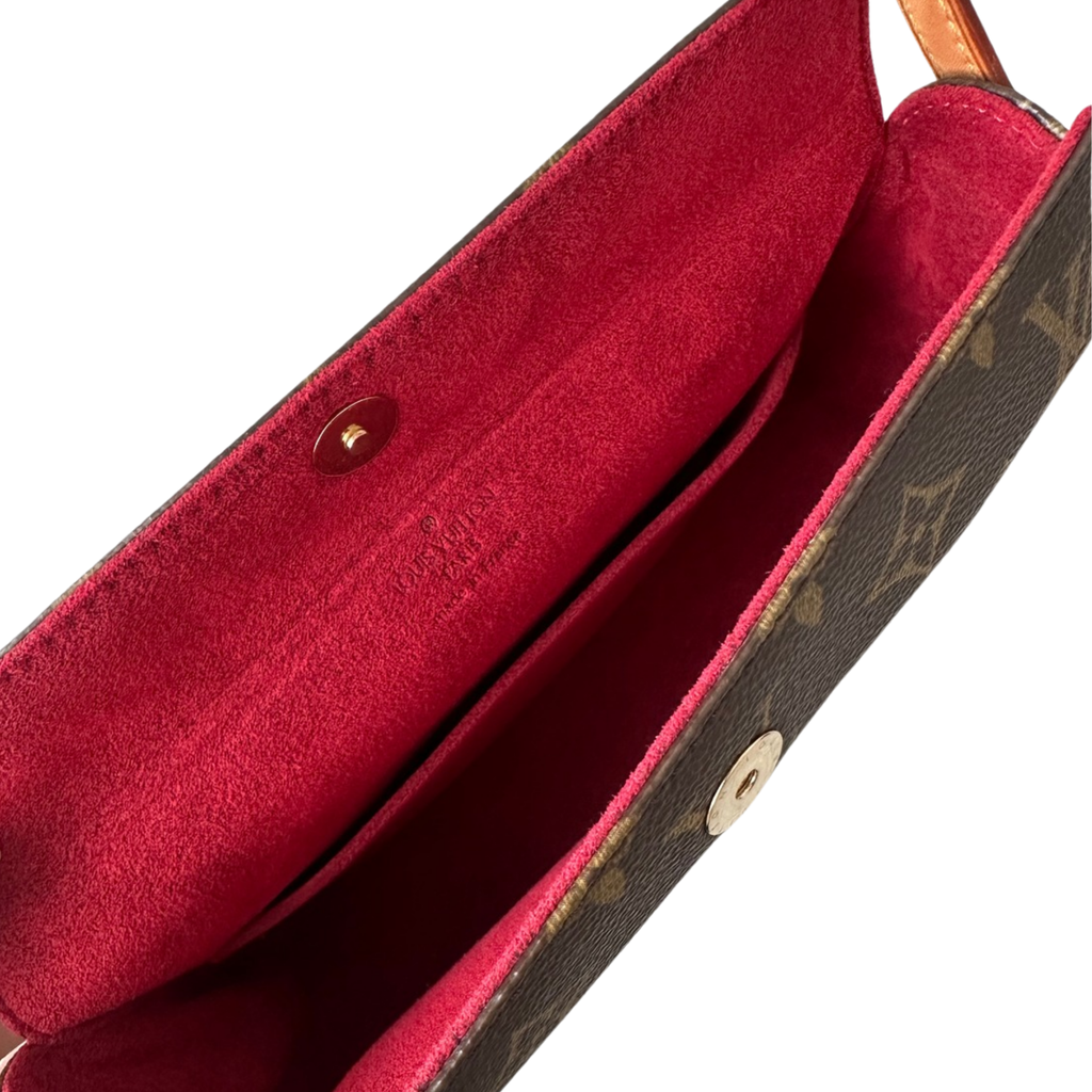 Louis Vuitton Recital Monogram Coated Canvas & Natural Vachetta Cowhide Leather Trim