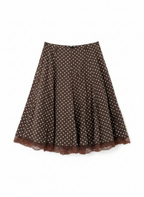 Polka Dot Lace Skirt
