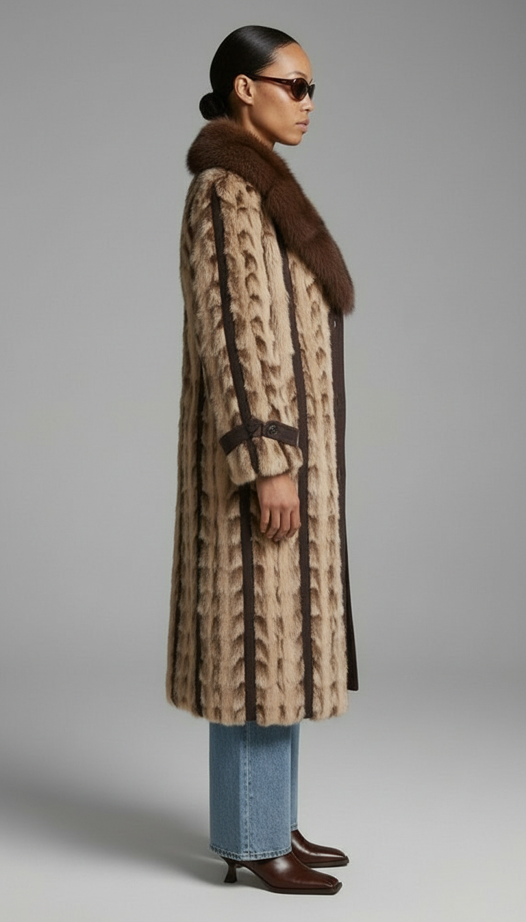 Vintage Loewe Fur Coat