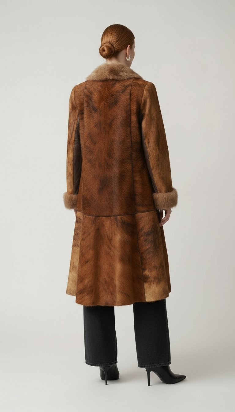 Real Pony Hair Coat