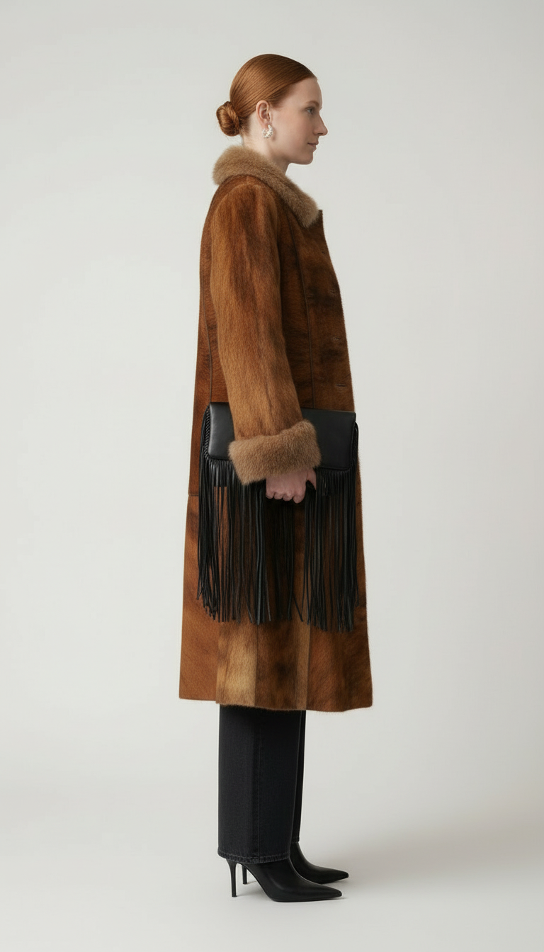 Real Pony Hair Coat