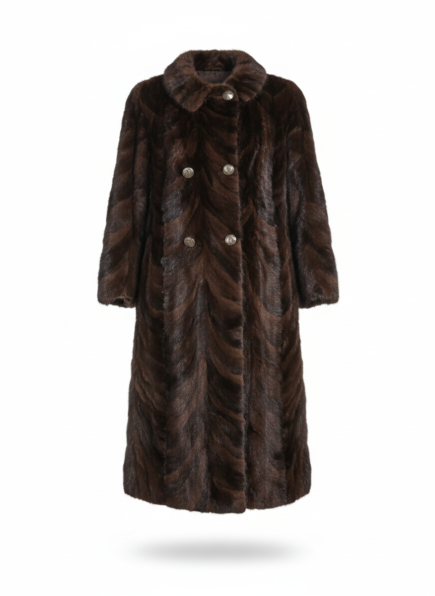 Long Mink Fur Coat