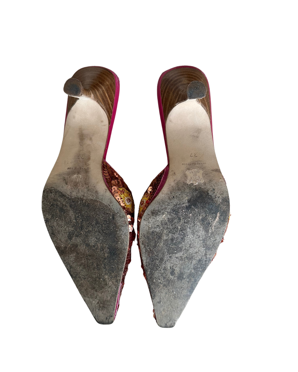 Embellished Floral Mules