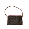 Louis Vuitton Recital Monogram Coated Canvas & Natural Vachetta Cowhide Leather Trim