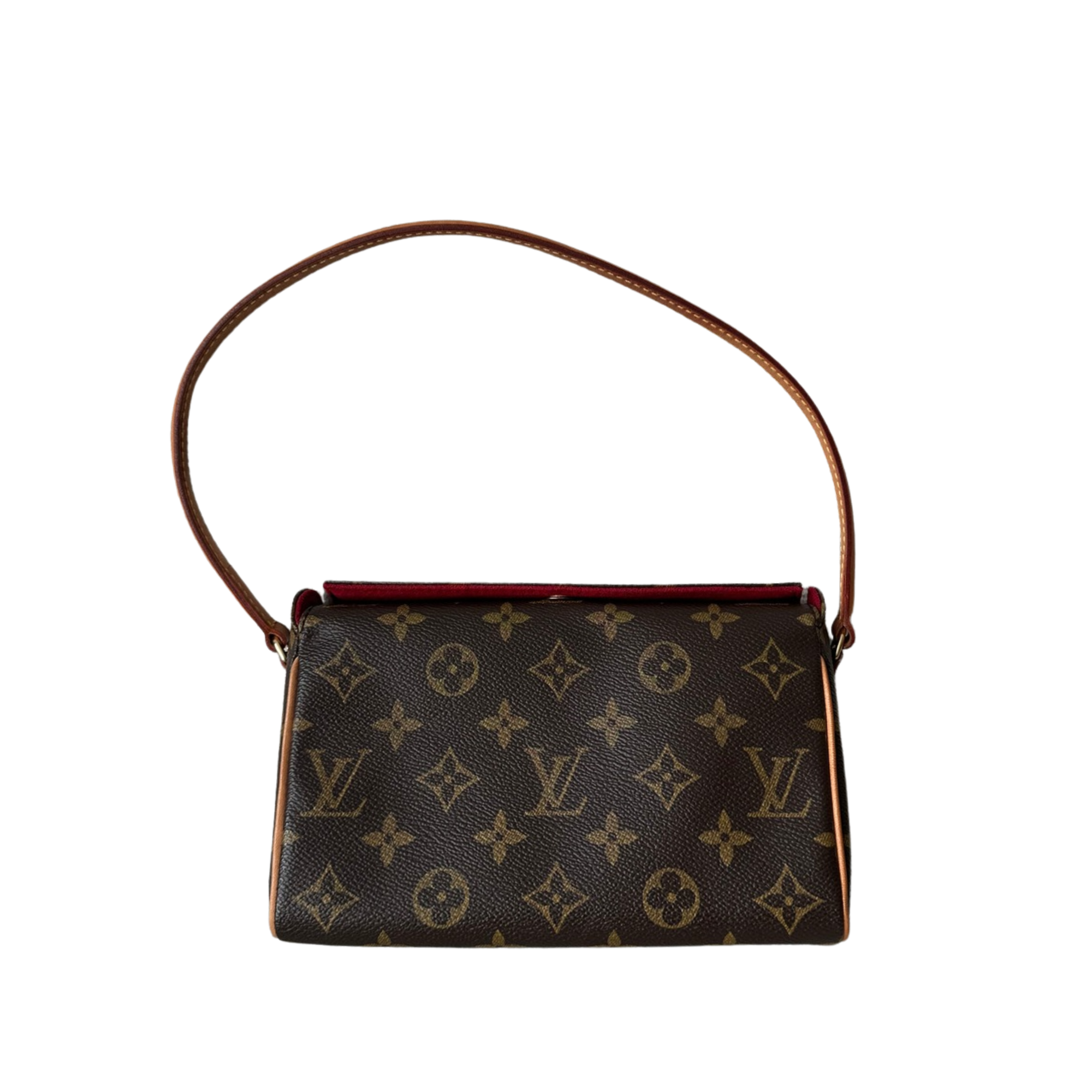 Louis Vuitton Recital Monogram Coated Canvas & Natural Vachetta Cowhide Leather Trim