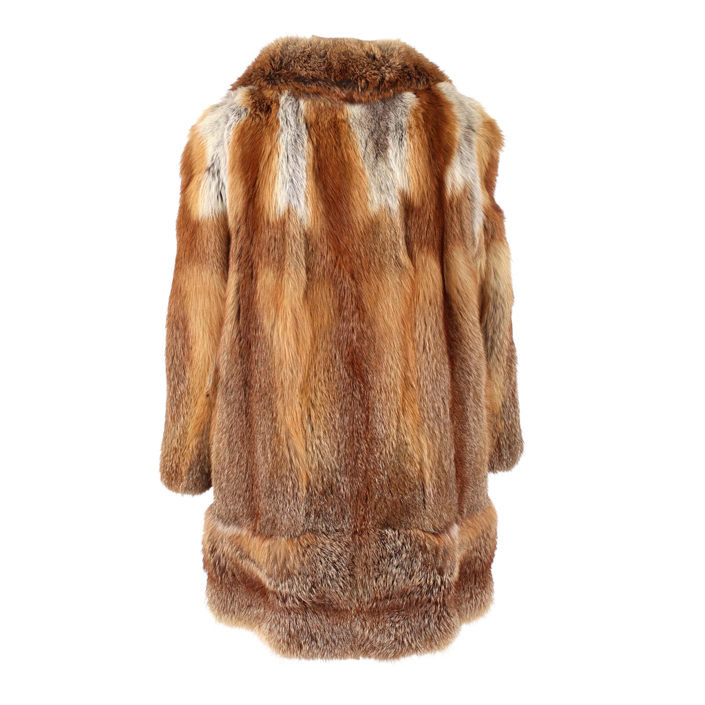 Natural Red Fox Fur Coat