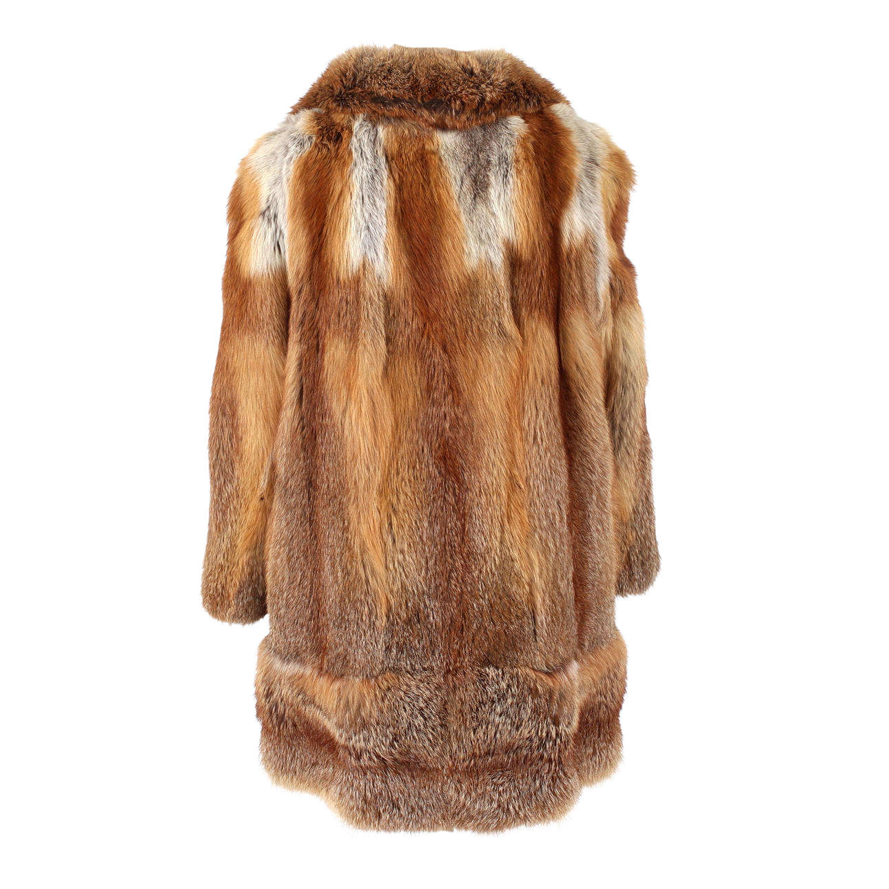 Natural Red Fox Fur Coat